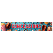 LUUFILx Sports Theme Concessions Banner Baseball Party Supplies Popcorn Decor Background Event Photography Props Backdrop Theatre Decorations