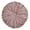 Light Pink, variant on Saro Lifestyle 6005.W14R 14 in. Round Velvet Pintucked Throw Poly Filled Pillow, White