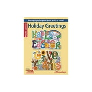 Leisure Arts Holiday Greetings Plastic Canvas Cross Stitch Book, Plastic Canvas Books And Patterns, Patterns, Books, Crafts