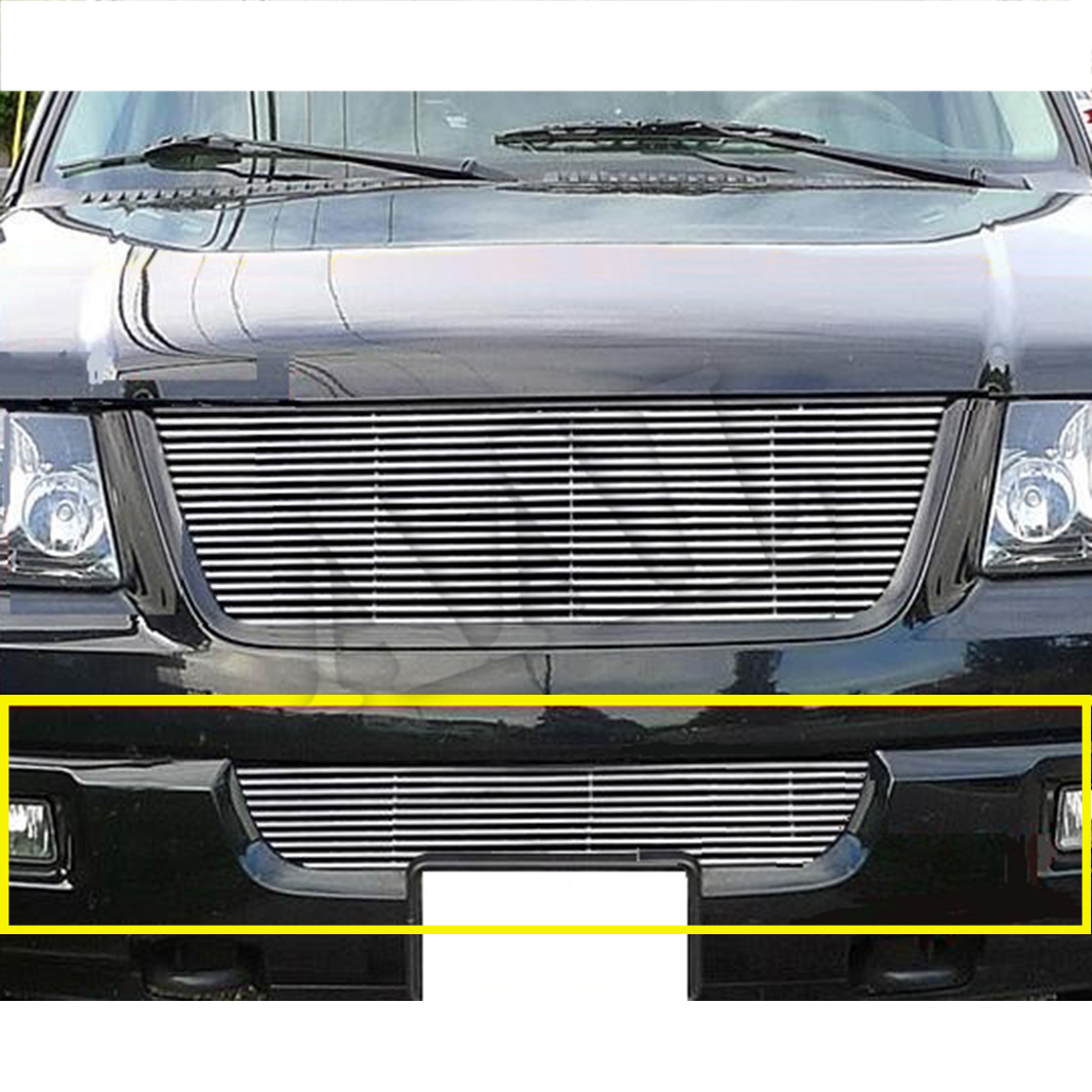 AAL PREMIUM BOLT ON / BOLT OVER BILLET GRILLE / GRILL INSERT For 2003