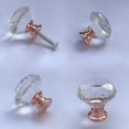 thumbnail image 3 of Pomos de armario FENSING, 30 mm, base de cristal y cobre, 12 unidades, 3 of 8