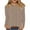 Khaki, variant on SHE IS My Items Womens Long Sleeve Graphic T Shirts V Neck Womens Tops Casual Petite 3/4 Length Sleeve Womens Tops White Basic Tees for Women Plus Size