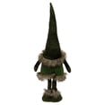 thumbnail image 6 of Northlight Standing Plush Gnome with Faux Fur Christmas Figure - 19" - Green, 6 of 6