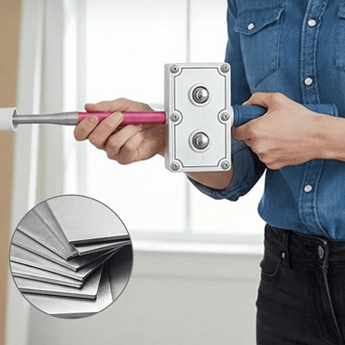 RRJ Electrician's Pulling Assistant Tool, Wire Pulling Machine for Conduit, Heavy Duty Metal Construction, Professional Electrician Tool Kit, Labor Saving Installation Equipment for Electricians,