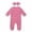 Rose, variant on Infant Girls' Pink Footed Coverall & Bow Headband, 0-3 Months