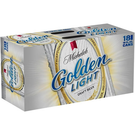Michelob Golden Light Beer, 18 pack, 16 fl oz