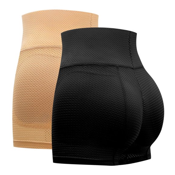 Elainilye Fashion Women's Shapewear Control Panties High Waist Peach Buttocks Belly-up Pants Slimming Shaping Pants,Beige