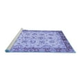 thumbnail image 2 of Ahgly Company Machine Washable Indoor Rectangle Abstract Blue Modern Area Rugs, 8' x 10', 2 of 4