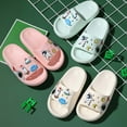 thumbnail image 5 of CERYTHRINA Slide Sandals for Boys and Girls Anti-Slip Pillow Slippers Ultra Light Home Slippers Shower Summer Sandals Water Shoes (Little Kid/Big Kid), 5 of 5