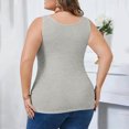 thumbnail image 5 of Zormilly Plus Size Tank Tops for Women Sleeveless Scoop Neck Tank Tops Slim Fit Casual Soft Top, L-5XL, 5 of 7