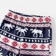 thumbnail image 7 of PatPat Christmas Deer and Letters Print Navy Family Matching Long-sleeve Pajamas Sets (Flame Resistant), 7 of 7