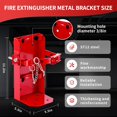 thumbnail image 3 of Soporte de pared para extintor de incendios, acero ST12, 10 kg/5 kg, 3 of 6