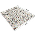 thumbnail image 4 of Cartoon Tractors Barns White Pattern Blanket,Comfortable Soft Flannel Throw Blanket,All Season,Warm Lightweight Blankets for Sofa Bed Couch Living Room Chair,50"x60", 4 of 4