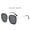 Black Frame Black and Gray Piece, variant on Best-selling women's high-definition polarized UV protection sunglasses, popular on TikTok and Xiaohongshu, stylish and versatile