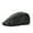 Black, variant on Men Classic Faux Leather Newsboy Gatsby Hats Caps Outdoor Driving Golf Beret Hat