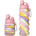 thumbnail image 1 of XISOBO Kids Water Bottle, Personalised Collapsible 500ml Water Bottle, 1 of 5