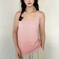 thumbnail image 4 of Kaemgyyd Pajama Tops for Women Plus Size Soft Loose Scoop Neck Sleepwear Casual Solid Color Sleeveless Spaghetti Strap Flowy Shirt, 4 of 7