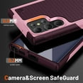 thumbnail image 6 of for Samsung Galaxy S24 Ultra Back Case, Luxury Hybrid TPU + PC Shockproof Protective Slim Fit Lightweight Durable Anti-falling Thin Phone Case Cover for Samsung Galaxy S24 Ultra, Rose, 6 of 8
