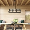thumbnail image 6 of Livex Lighting - Schofield - 3 Light Linear Chandelier In Transitional Style-16, 6 of 11
