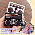 thumbnail image 3 of Mini Retro Acrylic Radio Keychain with Recording and Playing Function, Ideal as Girlfriend or Couple Gift, 3 of 9