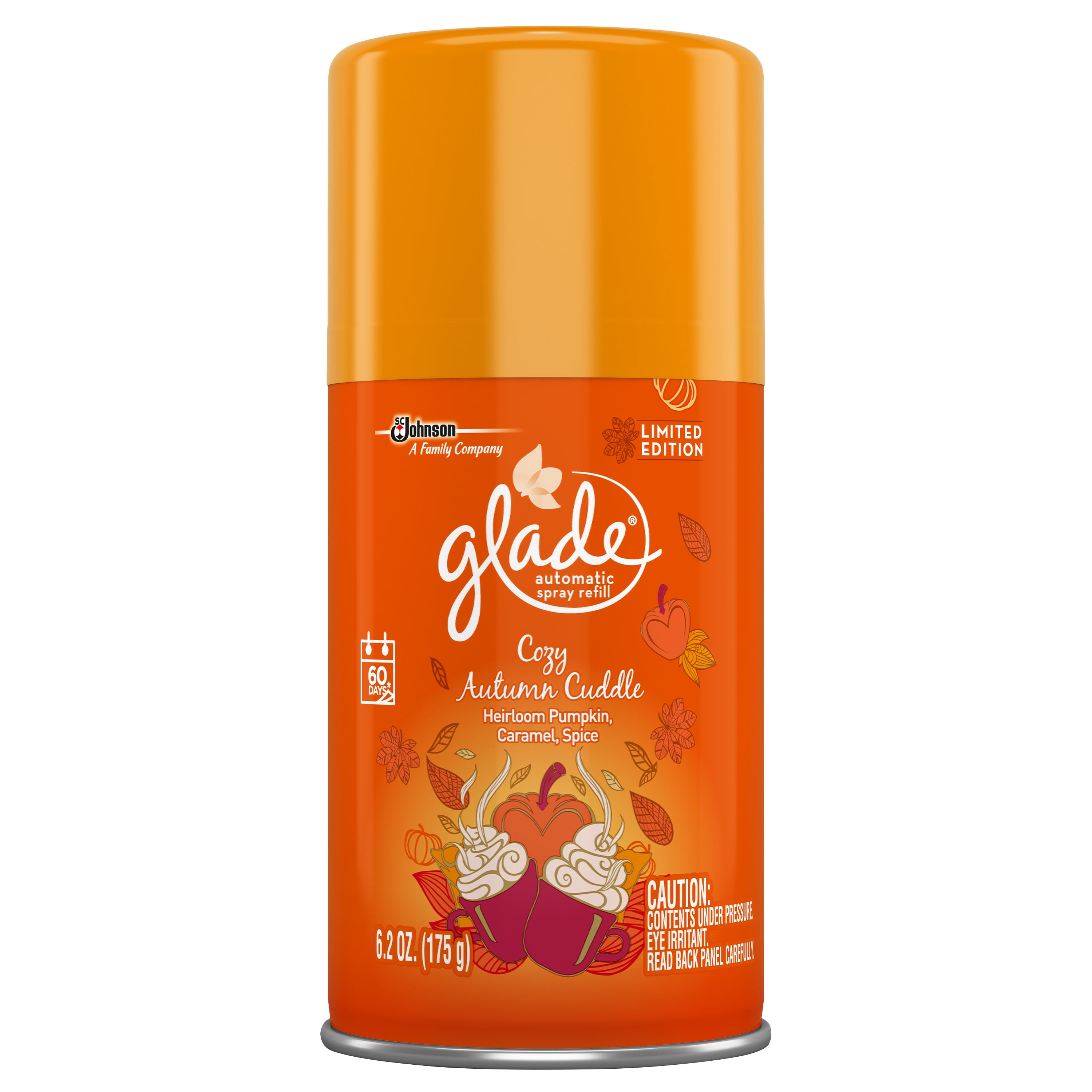 Glade Automatic Spray Air Freshener Refill, Cozy Autumn Cuddle, 6.2 oz