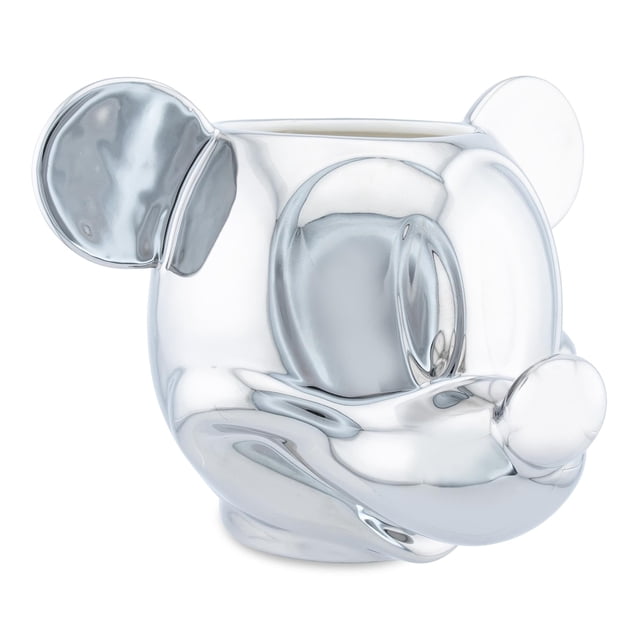 Taza de cerámica plateada Buffalo Disney Mickey Mouse 100 Years