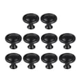 thumbnail image 1 of Miangastore 20 Pcs Poignées Rondes de Porte Boutons d'Armoire de Cuisine Boutons de Tirage pour Armoire Garde-Robe (Noir), 1 of 8