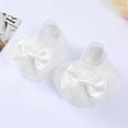 thumbnail image 2 of Zanarzt Toddler Non Slip Socks Children Kids Socks Soft Bottom Toddler Shoes Socks Bowkot Princess Socks Floor Socks White,12-24 Months, 2 of 7