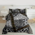thumbnail image 2 of Manfei Fashion Leopard Print Bedding Comforter Set, Cheetah Animal Twin Comforter Sets, Teen Kid Adult Female Reversible Bedding Set, Ultra Soft Home Decor, 2 Pieces, 2 of 8
