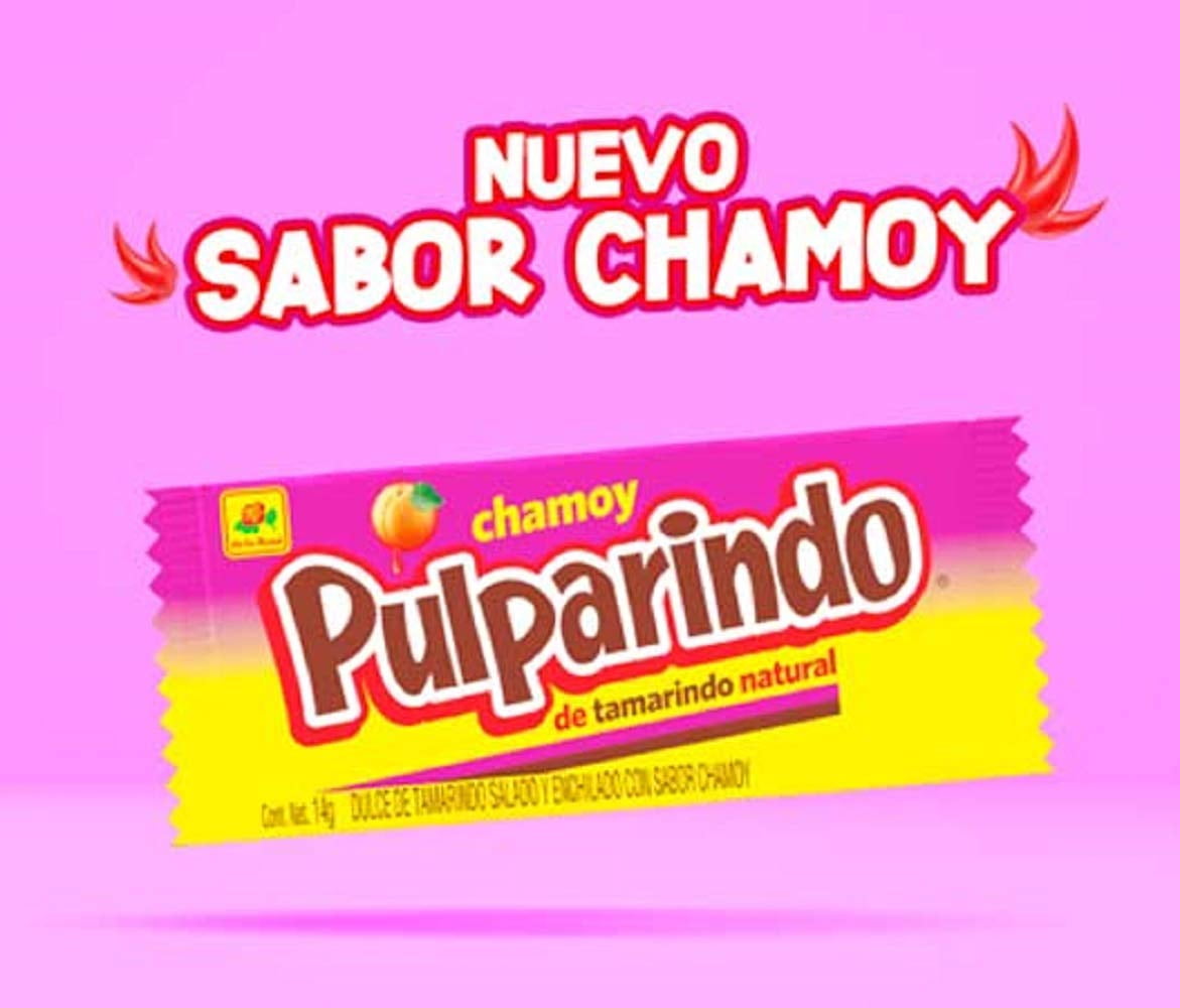(2 pack) De La Rosa Pulparindo Chamoy Tamarind Candy, 20 Count