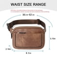 thumbnail image 3 of Riñonera Cluci de piel vegana para mujer, color negro, de Fanny Pack, 3 of 8