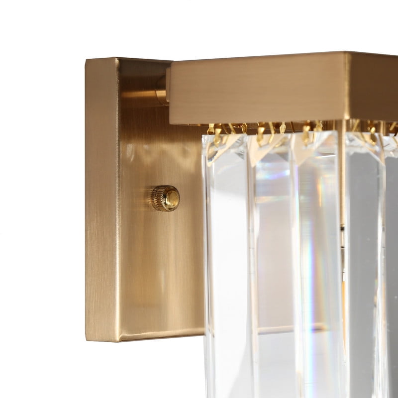 LNC Modern Gold Crystal Indoor Wall Light,suitable for bedroom,bathroom,living room,dining room