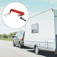 thumbnail image 4 of Trailer Brake Away Cable, 6ft High Rebound Spring Breakaway Coiled Cable Strap Trailer Emergency Brake Wire, 4 of 7