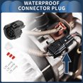 thumbnail image 2 of Conector impermeable de 3 pines Unique Bargains, conector de terminal de cable hembra impermeable para Honda Fit CR-V XR-V 1 juego, 2 of 6
