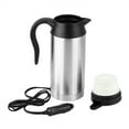 thumbnail image 1 of Hervidor De Agua Eléctrico De 750 Ml, Termo De Viaje De Acero Inoxidable 304 Para Coche, Ideal Para Calentar Agua En Carretera., 1 of 7