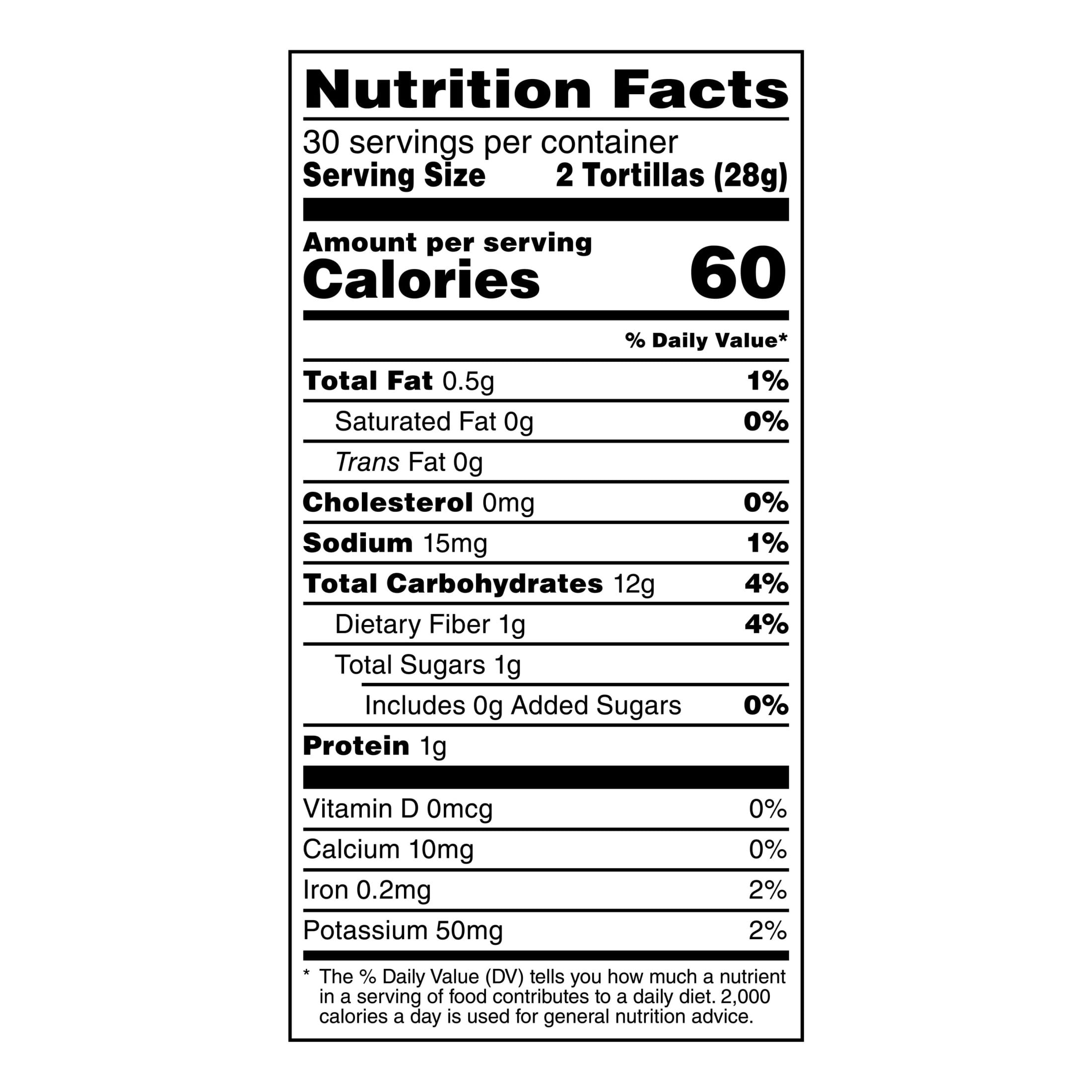Arizona Family Pack Corn Tortillas, 60 Count