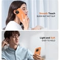 thumbnail image 5 of Compatible with iPhone 15 Plus Case with Screen Protector,Upgraded Liquid Silky Soft Silicone Cover,Fashionably  for Women and Girls,Protective Phone Case 6.7",Papaya Orange, 5 of 12