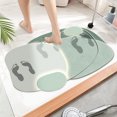 thumbnail image 5 of Qwtwty Bathroom Set Bathroom Water Absorbent Floor Mats Bathroom Doorway Non Slip Foot Mats Sink Toilet Drying Floor Mats, 5 of 6