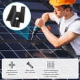 thumbnail image 4 of 10 x Centre Clamp PV Solar Panels, Black, Module Clamp for All Frame Heights, Solar Panels Bracket for Solar Panels Roof, 4 of 6