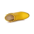 thumbnail image 4 of BLISSFUL STEP Women's Round Toe Circle Buckle Block High Heel Ankle Boots, 4 of 7