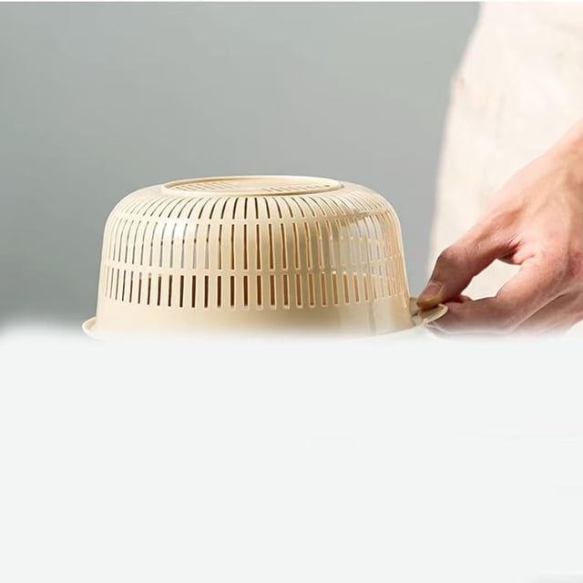Cesta de lavado de cocina, de dos capas útil y práctica. LingWen 1327534101515