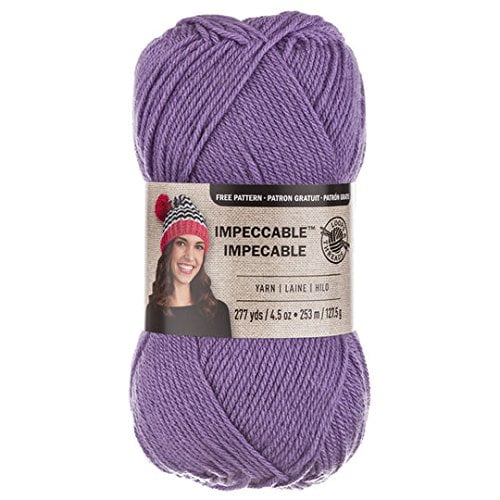Loops & Threads Impeccable Yarn 4.5 Oz. One Ball - Lavender