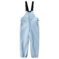 thumbnail image 1 of Pantalon de Ski pour Hommes Patchwork à Fermeture Éclair à Multiples Poches Pantalon pour Enfants, 1 of 8
