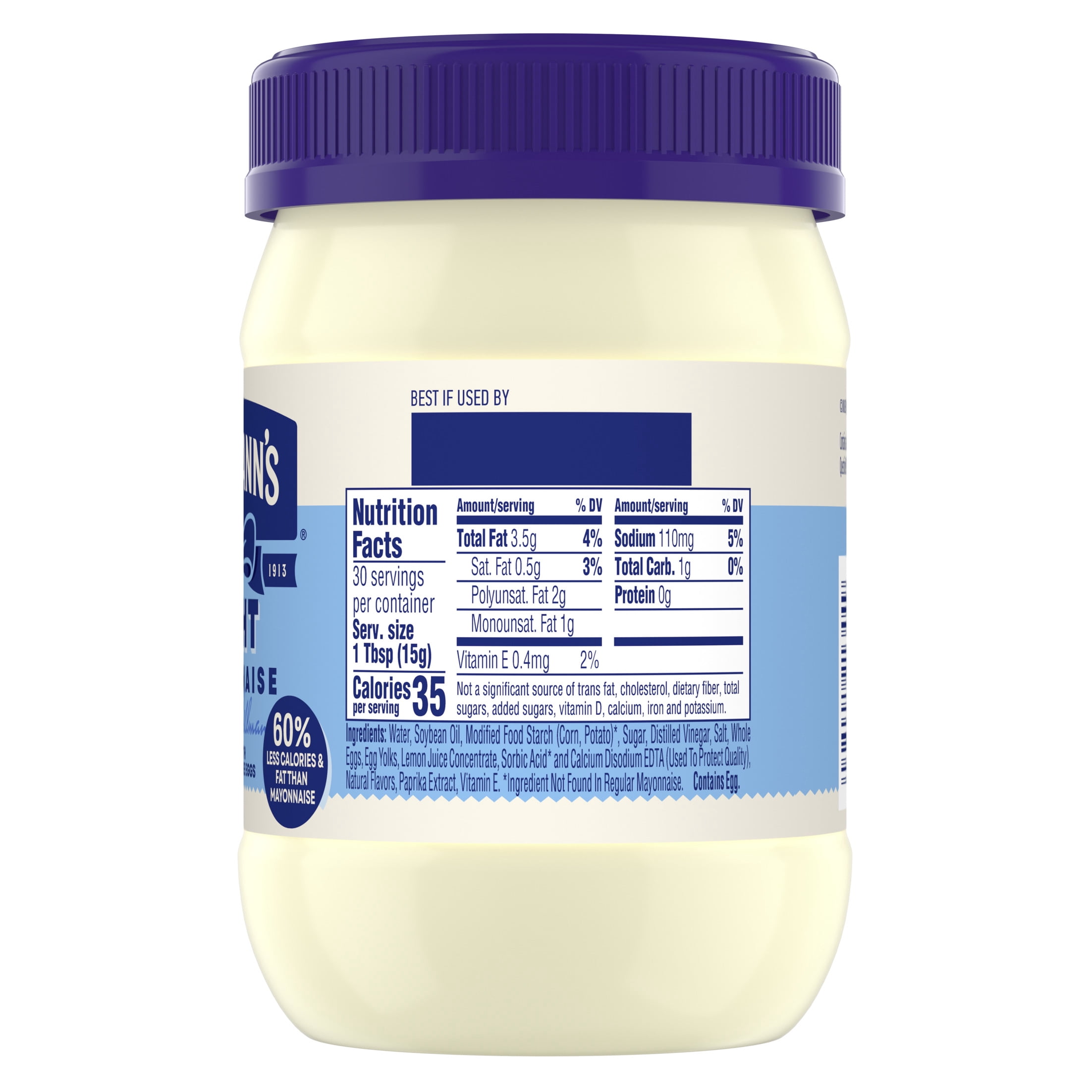 (12 pack) Hellmann's Light Mayonnaise, 15 Fl Oz