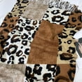 thumbnail image 5 of Yuanlong Womens Scarves Leopard Patchwork Thicken Tassel Shawl And Wraps Soft Neckwear Winter Chic Thermal Blanket Scarf, 5 of 8