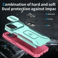 thumbnail image 6 of ShellTech for iPhone 15 Case, iPhone 15 Case with Camera Cover & Kickstand Military Grade Shockproof Heavy Duty Protective with Magnetic Phone Case for iPhone 15,Green, 6 of 8