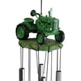 thumbnail image 2 of Ebros Old Fashioned Vintage Country Farm Green Tractor Model Wind Chime Garden, 2 of 9