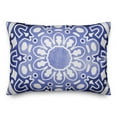 thumbnail image 2 of Creative Products Funky Mandala Navy Gray 14x20 Indoor / Outdoor Pillow, 2 of 3