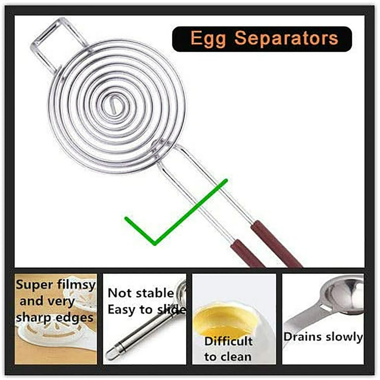 VerPetridure Stainless Steel Egg Cutter Egg Splitter Slicer