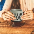 thumbnail image 5 of Dsscvnef Stylish Ceramic Mug 11oz Classic Design Hot Beverages Coffee Tea Cup Handmade Stoneware for Home, 5 of 5